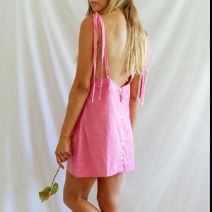 Oakie the Label Pink Mini Dress